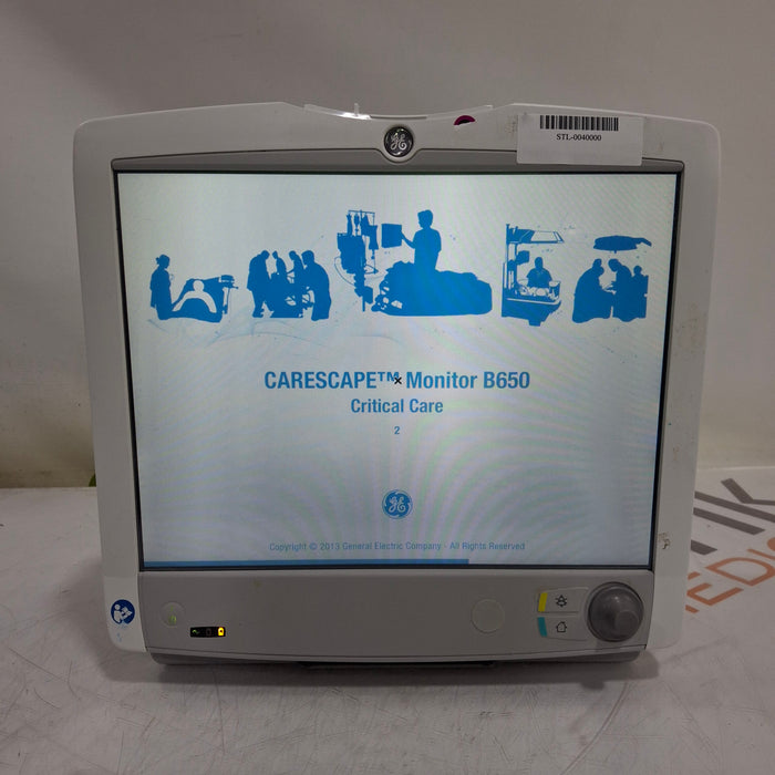 GE Healthcare GE Healthcare Carescape B650 Critical Care Patient Monitor Patient Monitors reLink Medical