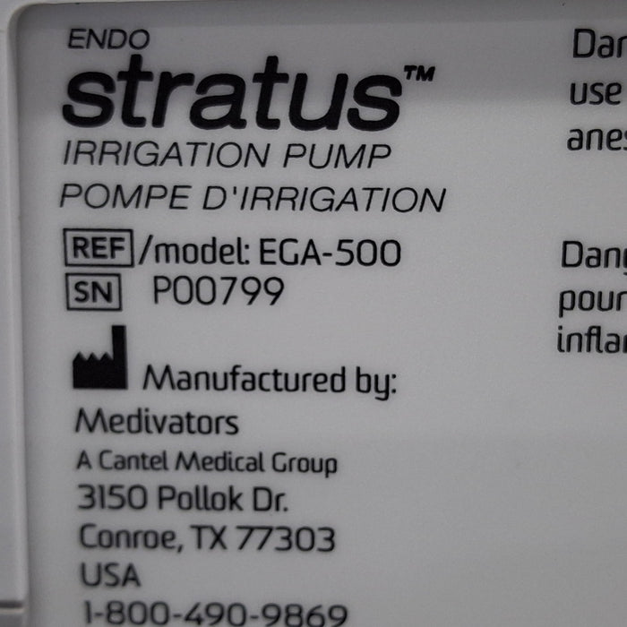 Medivators Medivators Endo Stratus EGA-500 Irrigation Pump Rigid Endoscopy reLink Medical