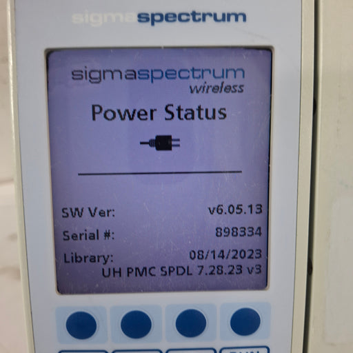 Baxter Baxter Sigma Spectrum 6.05.13 without Battery Infusion Pump Infusion Pump reLink Medical