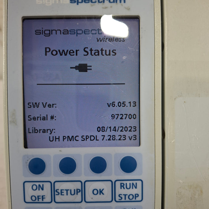 Baxter Baxter Sigma Spectrum 6.05.13 without Battery Infusion Pump Infusion Pump reLink Medical