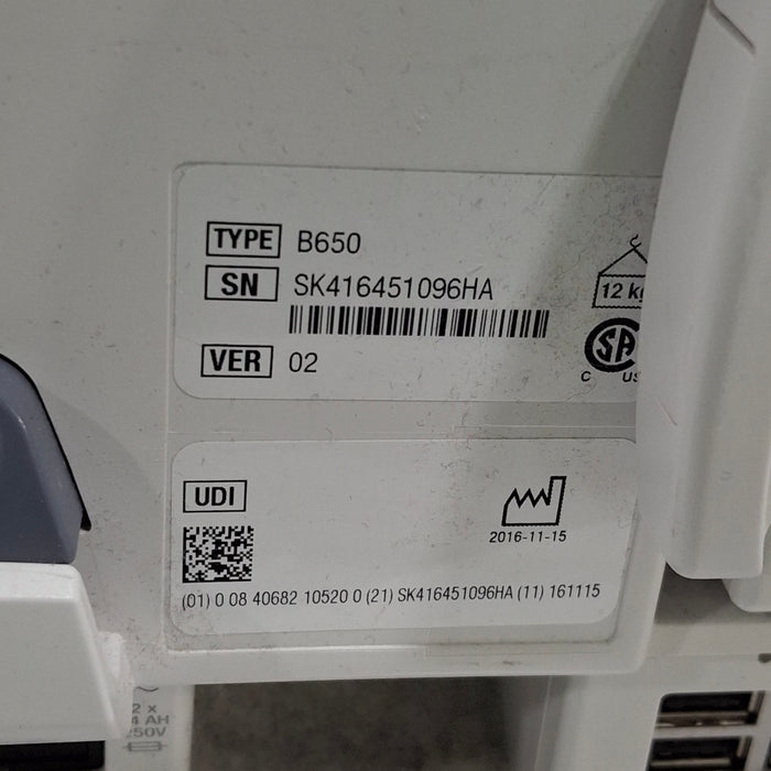 GE Healthcare Carescape B650 Critical Care Patient Monitor
