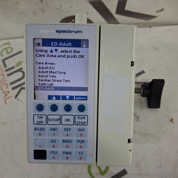 Baxter Sigma Spectrum 6.05.13 with B/G Battery Infusion Pump
