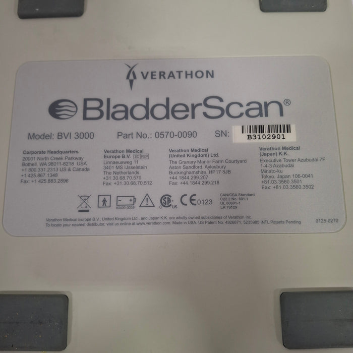 Verathon Medical, Inc Verathon Medical, Inc BladderScan BVI 3000 Bladder Scanner Surgical Equipment reLink Medical