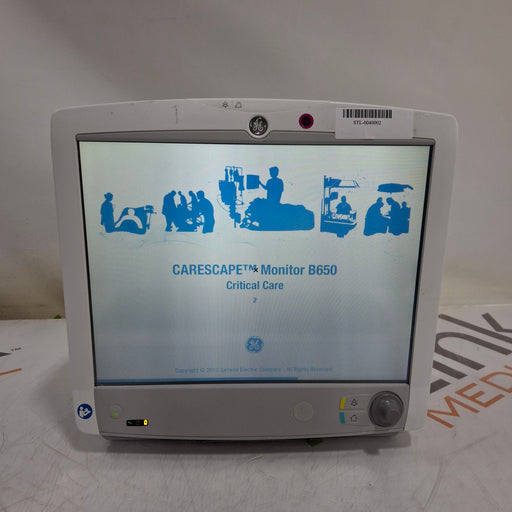 GE Healthcare GE Healthcare Carescape B650 Critical Care Patient Monitor Patient Monitors reLink Online