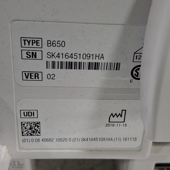 GE Healthcare Carescape B650 Critical Care Patient Monitor