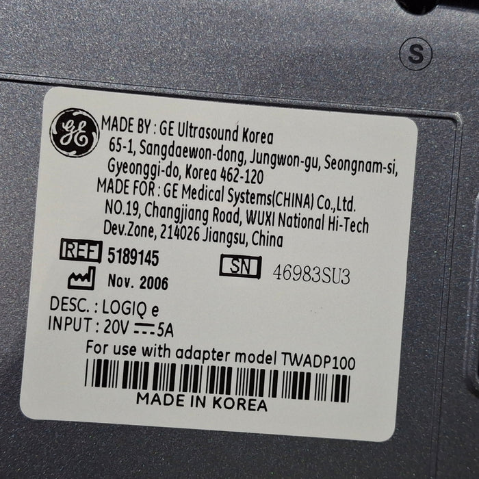 GE Healthcare GE Healthcare Logiq e Ultrasound Ultrasound reLink Medical