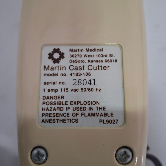 Martin Worldwide Martin Worldwide 4183-106 Martin Cast Cutter Surgical Power Instruments reLink Medical