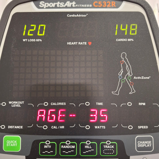 SportsArt SportsArt C532R Recumbent Bike Fitness and Rehab Equipment reLink Medical