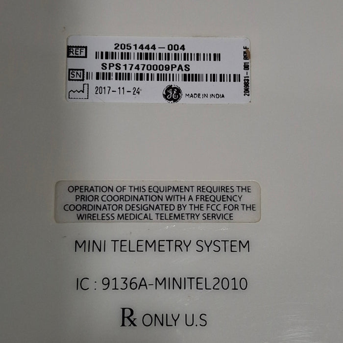 GE Healthcare Mini Telemetry System Wireless Fetal Monitor