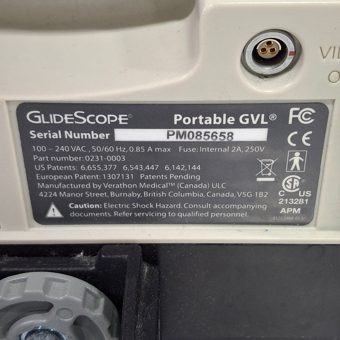 Verathon Medical, Inc Verathon Medical, Inc Glidescope GVL Video Laryngoscope w/ Reusable Baton Surgical Equipment reLink Medical