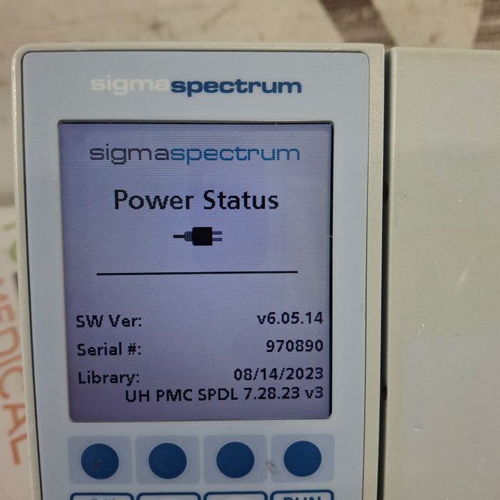Baxter Baxter Sigma Spectrum 6.05.14 without Battery Infusion Pump Infusion Pump reLink Medical