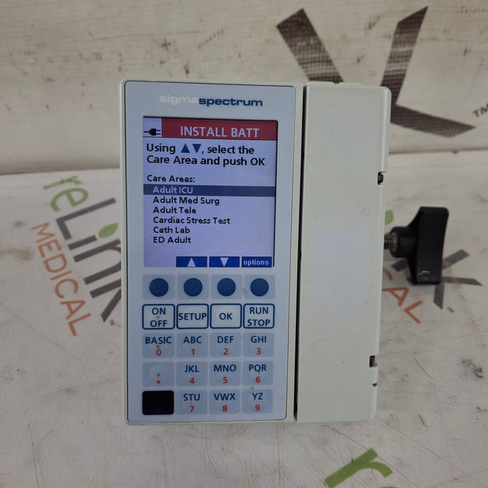 Baxter Baxter Sigma Spectrum 6.05.14 without Battery Infusion Pump Infusion Pump reLink Medical