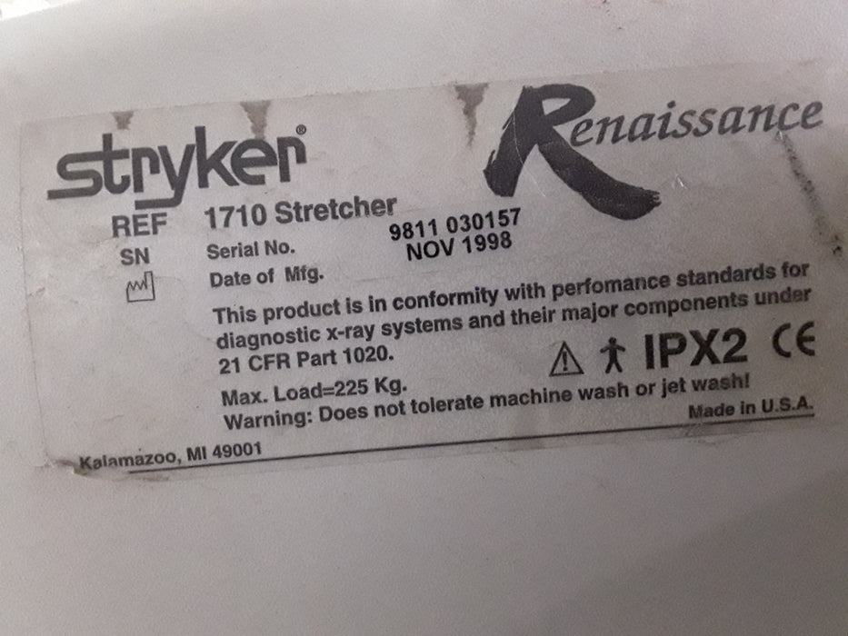 Stryker Stryker 1710 Stretcher Beds & Stretchers reLink Medical