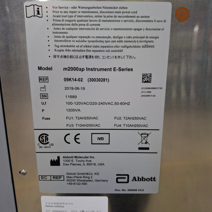 Abbott M2000 SP Nucleic Acid Extractor