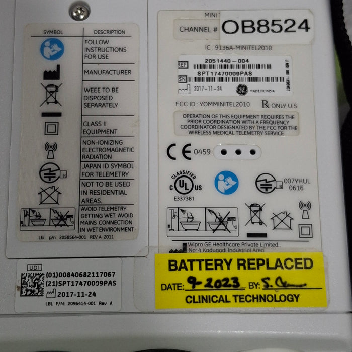 GE Healthcare GE Healthcare Mini Telemetry System Wireless Fetal Monitor Patient Monitors reLink Medical