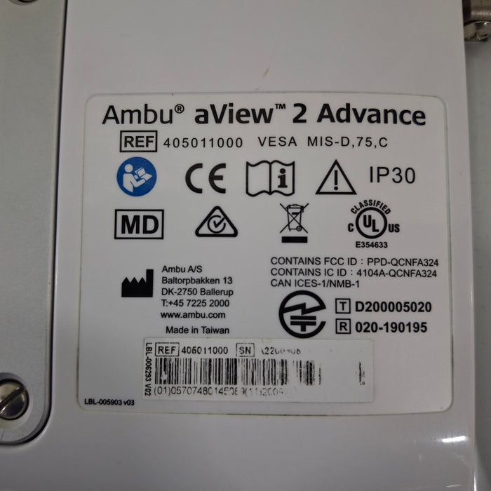 Ambu Ambu aView 2 Advance Monitor Surgical Equipment reLink Medical