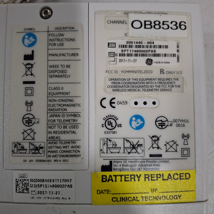 GE Healthcare GE Healthcare Mini Telemetry System Wireless Fetal Monitor Patient Monitors reLink Medical