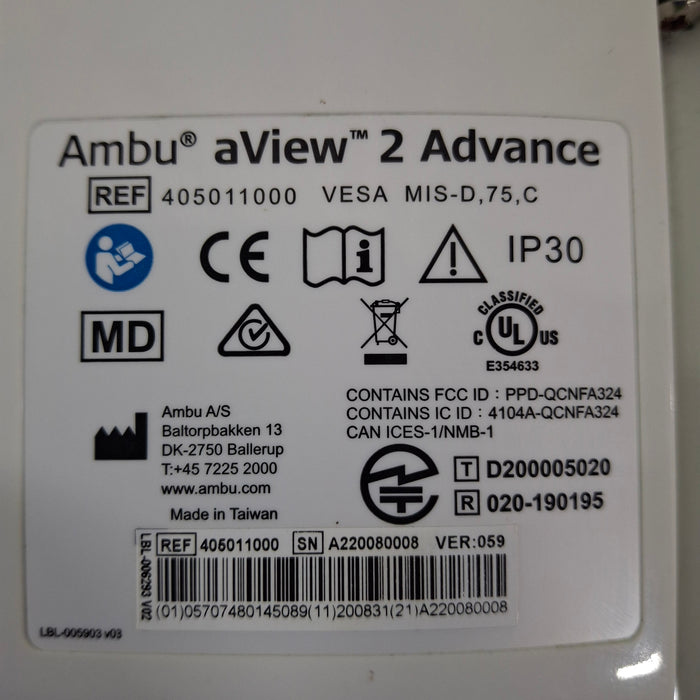 Ambu Ambu aView 2 Advance Monitor Surgical Equipment reLink Medical