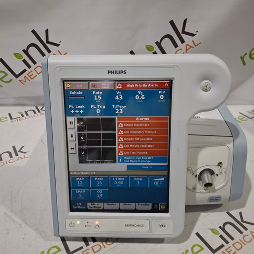 Philips Philips Respironics V60 BiPAP Ventilator Respiratory reLink Medical