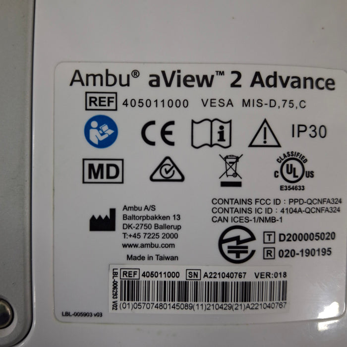 Ambu Ambu aView 2 Advance Monitor Surgical Equipment reLink Medical