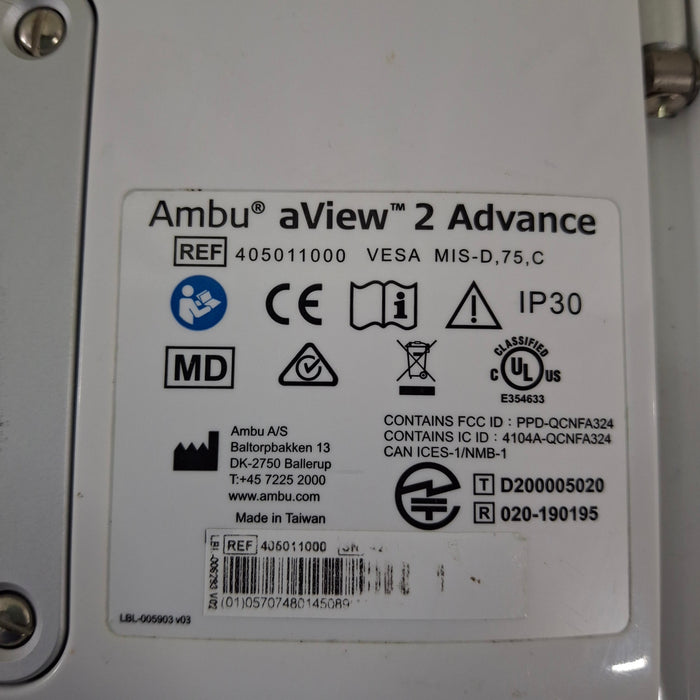 Ambu Ambu aView 2 Advance Monitor Surgical Equipment reLink Medical