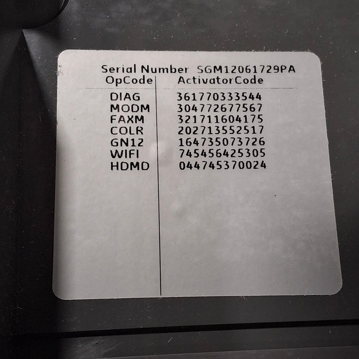 GE Healthcare MAC 5500 HD ECG without CAM Module