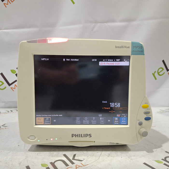 Philips Philips IntelliVue MP50 - Anesthesia Patient Monitor Patient Monitors reLink Medical