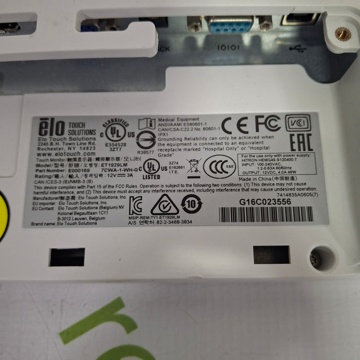 Elo Touch Solutions Elo Touch Solutions ET1929LM 19" Touch Screen Monitor Computers Tablets & Networking reLink Medical