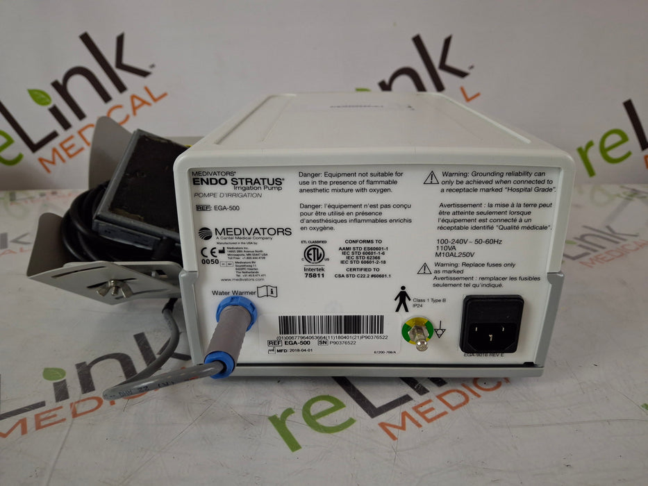 Medivators Medivators Endo Stratus EGA-500 Irrigation Pump Rigid Endoscopy reLink Medical