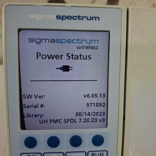 Baxter Baxter Sigma Spectrum 6.05.13 without Battery Infusion Pump Infusion Pump reLink Medical