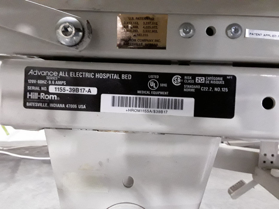 Hill-Rom Hill-Rom Advance All Electric Hospital Bed Beds & Stretchers reLink Medical