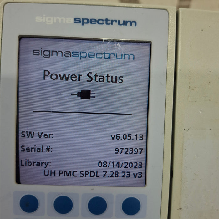 Baxter Sigma Spectrum 6.05.13 without Battery Infusion Pump