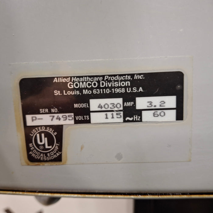 Gomco Gomco 4030 Mobile Aspirator Surgical Equipment reLink Medical