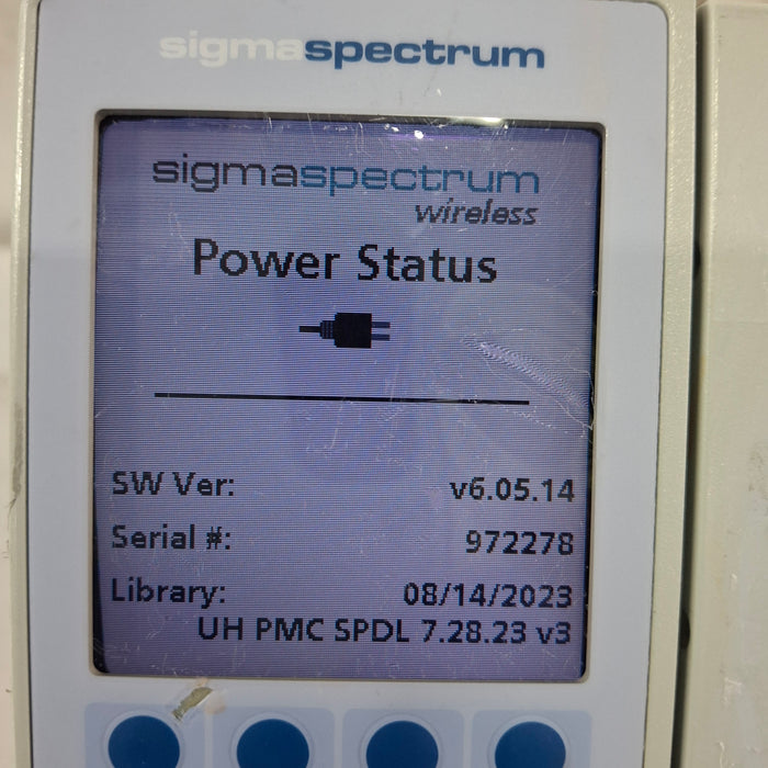 Baxter Sigma Spectrum 6.05.14 without Battery Infusion Pump