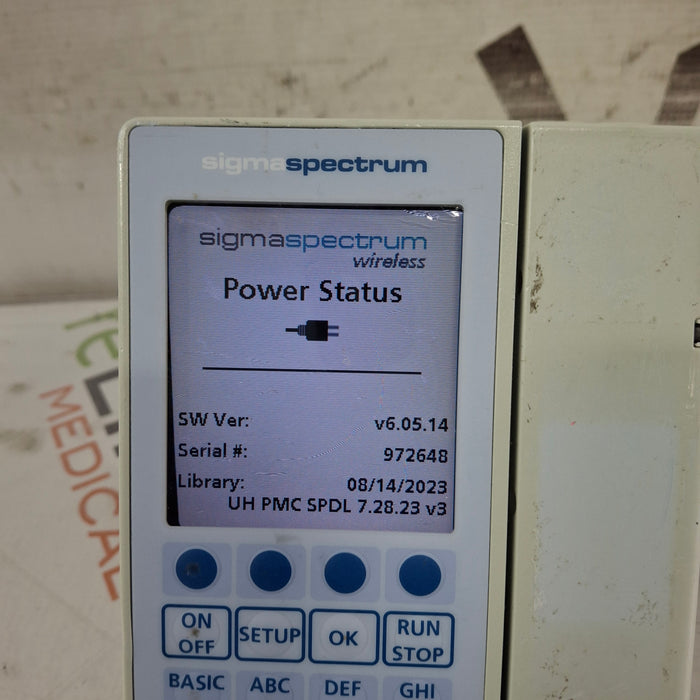 Baxter Sigma Spectrum 6.05.14 without Battery Infusion Pump
