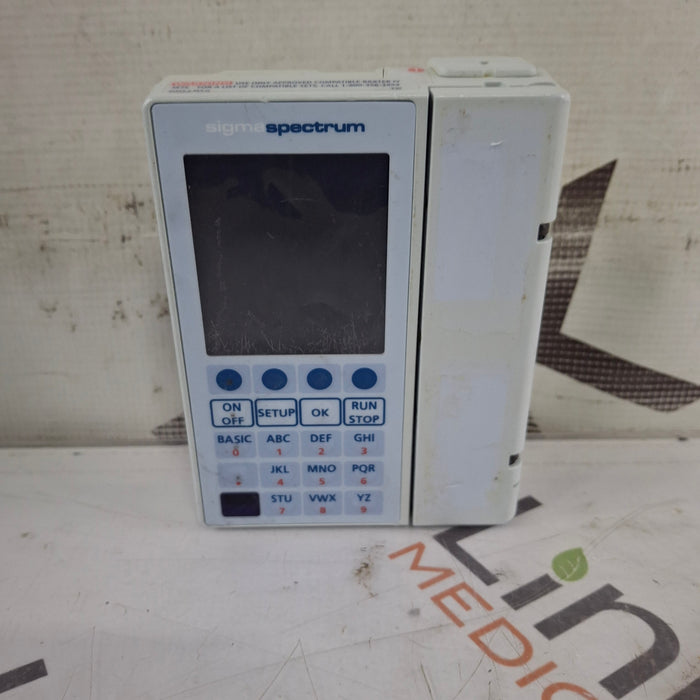 Baxter Sigma Spectrum w/Non Wireless or No Battery Infusion Pump