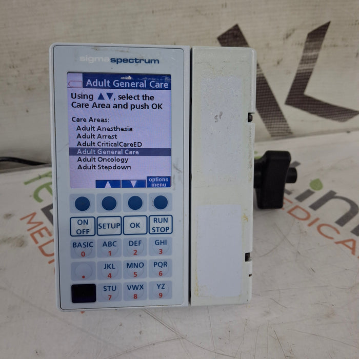 Baxter Baxter Sigma Spectrum 8.00.05 w/o Battery Infusion Pump Infusion Pump reLink Medical