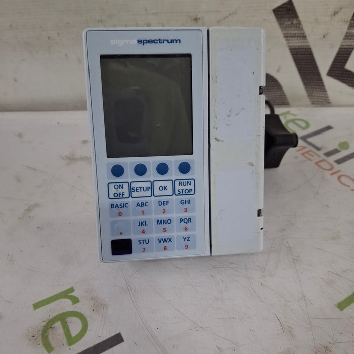 Baxter Sigma Spectrum w/Non Wireless or No Battery Infusion Pump