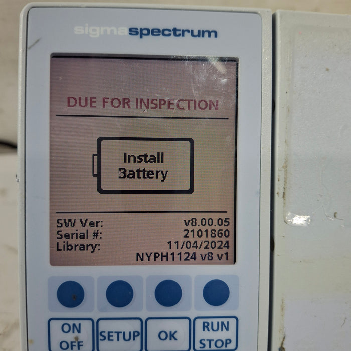 Baxter Baxter Sigma Spectrum 8.00.05 w/o Battery Infusion Pump Infusion Pump reLink Medical