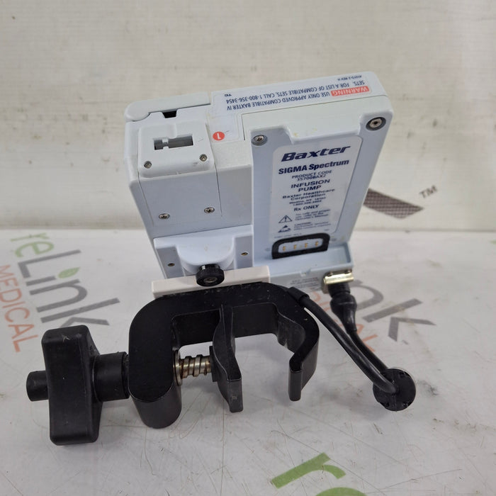 Baxter Baxter Sigma Spectrum 8.00.05 w/o Battery Infusion Pump Infusion Pump reLink Medical