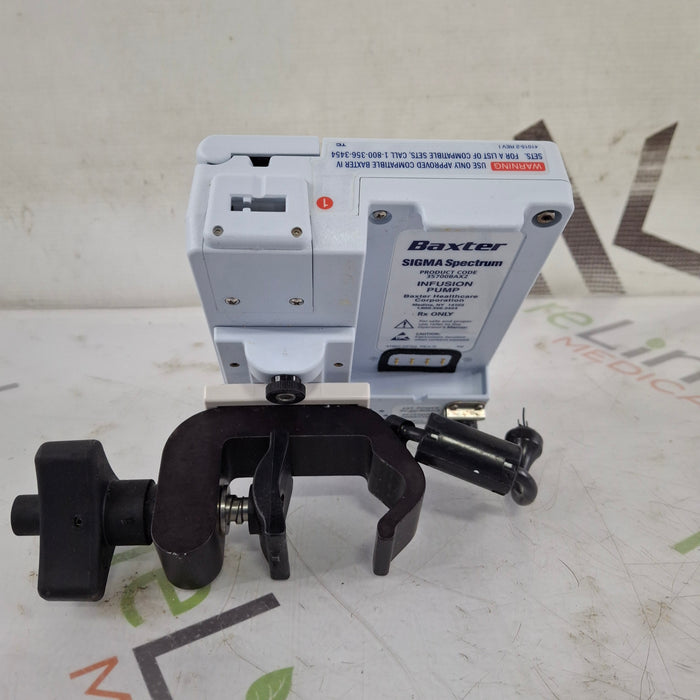 Baxter Sigma Spectrum w/Non Wireless or No Battery Infusion Pump