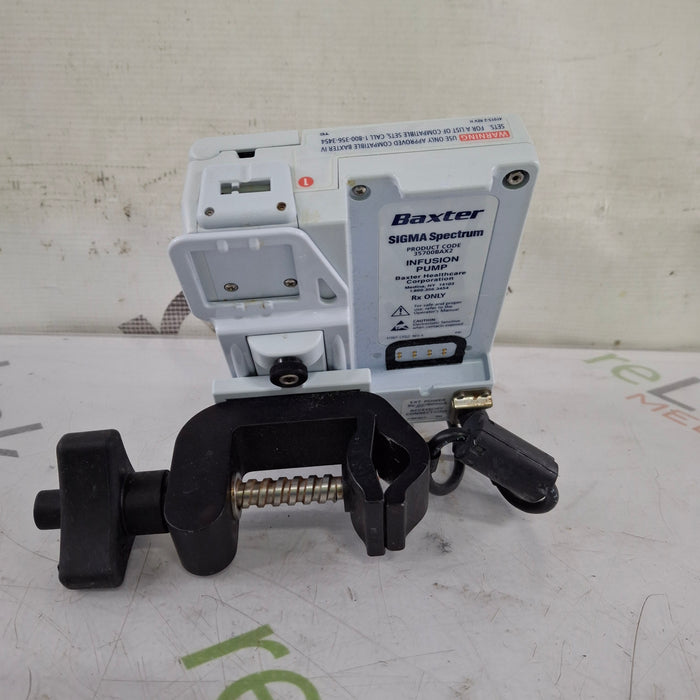 Baxter Sigma Spectrum w/Non Wireless or No Battery Infusion Pump