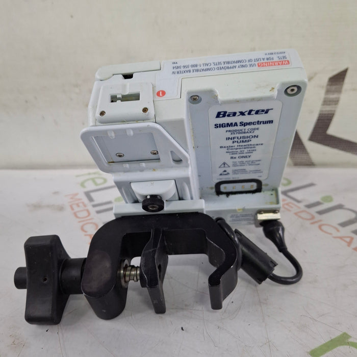 Baxter Baxter Sigma Spectrum 8.01.00 w/o Battery Infusion Pump Infusion Pump reLink Medical