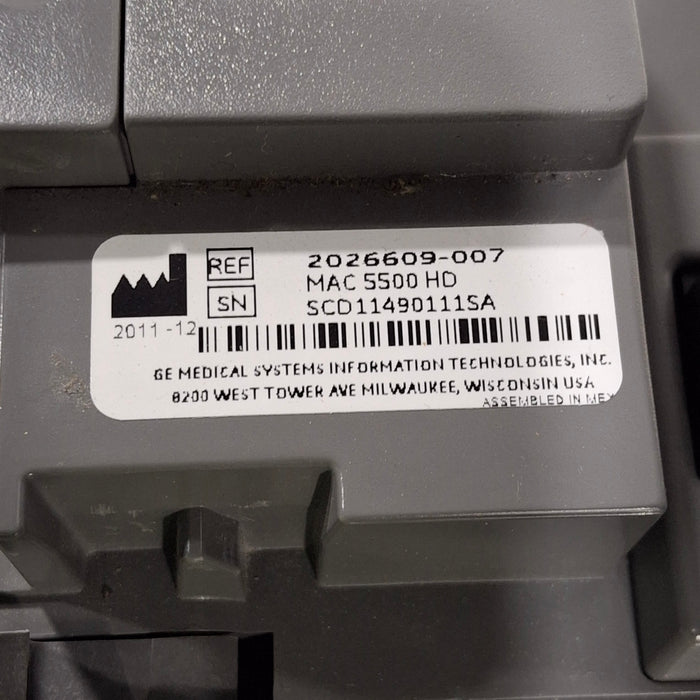 GE Healthcare GE Healthcare MAC 5500 HD ECG without CAM Module Cardiology reLink Medical