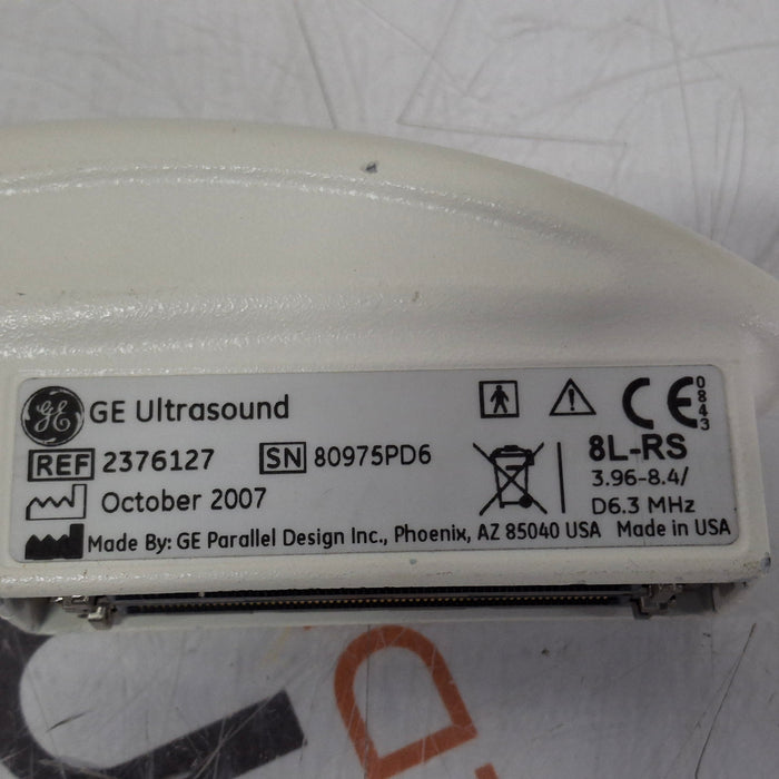 GE Healthcare GE Healthcare 8L-RS Vascular Linear Array Transducer Ultrasound Probes reLink Medical