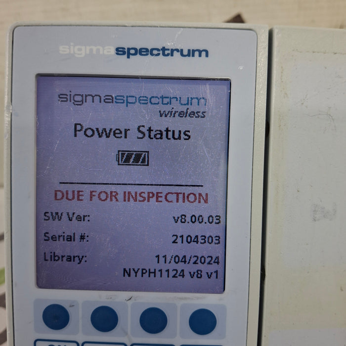 Baxter Baxter Sigma Spectrum 8.00.03 w/o Battery Infusion Pump Infusion Pump reLink Medical