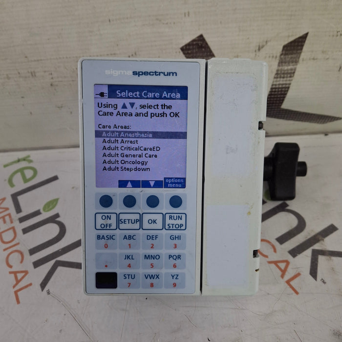 Baxter Baxter Sigma Spectrum 8.00.03 w/o Battery Infusion Pump Infusion Pump reLink Medical