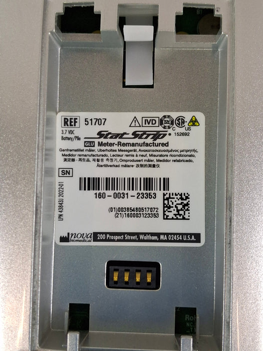 Nova Biomedical Corp. Stat Strip Glucose Meter