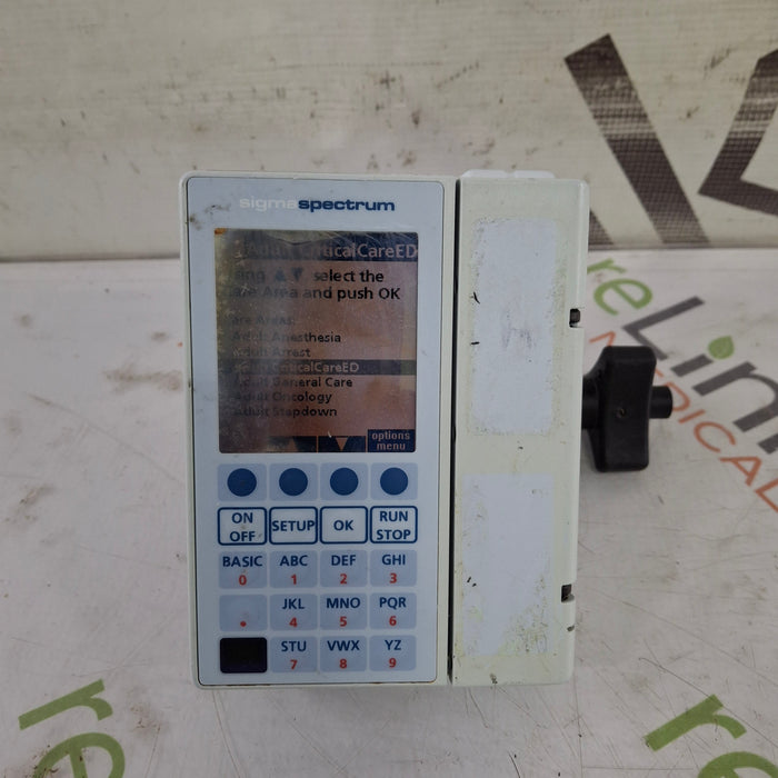 Baxter Baxter Sigma Spectrum 8.00.04 w/o Battery Infusion Pump Infusion Pump reLink Medical