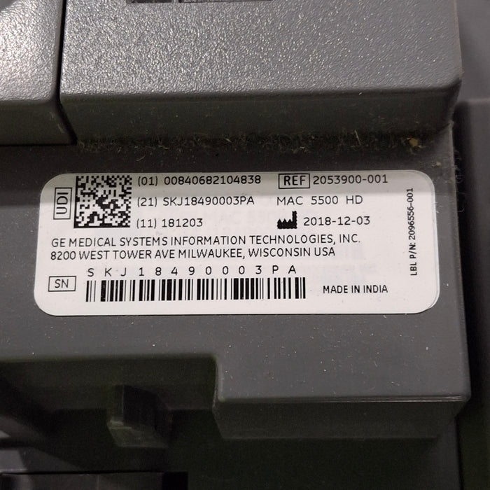 GE Healthcare GE Healthcare MAC 5500 HD ECG without CAM Module Cardiology reLink Medical